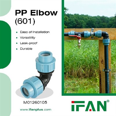 IFAN PP Quick Connect 601 Elbow، کیفیت حرفه ای، نصب سریع!