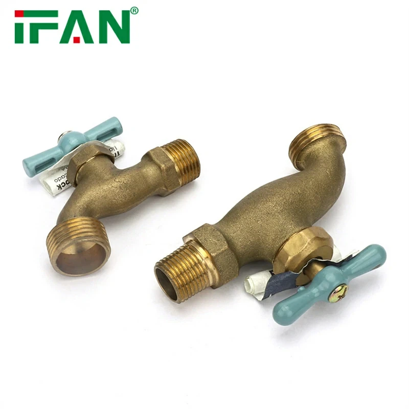 شیرهای برنجی دسته سبز Ifan