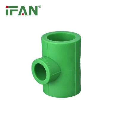 فیتینگ سه راهی PPR کاهش دهنده پلاستیک خالص IFAN سبز